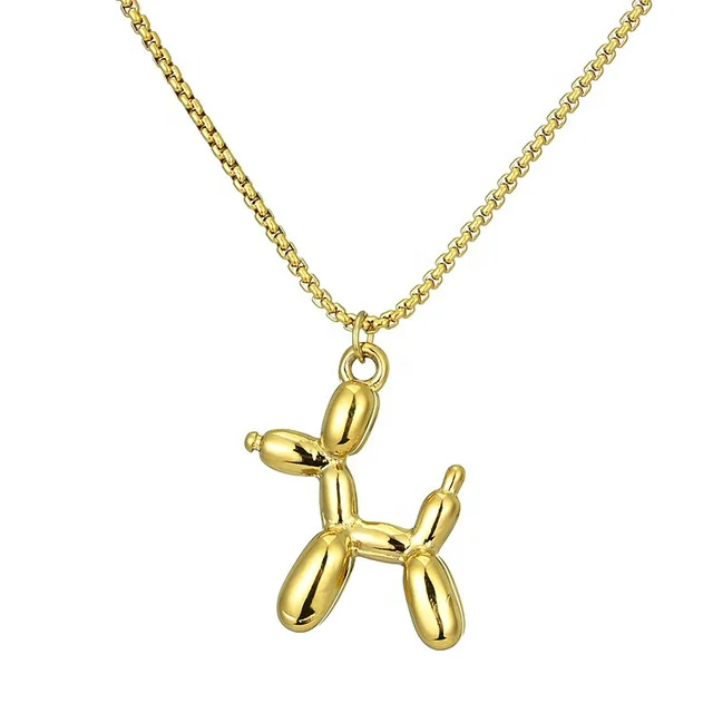 MICCI Jewelry Pet Dog Designs 18k Gold Plated Stainless Steel 2021 New Animal Charm Puppy Pendant Necklaces Balloon Dog Necklace
MICCI Jewelry Pet Dog Designs 18k Gold Plated Stainless Steel 2021 New Animal Charm Puppy Pendant Necklaces Balloon Dog Necklace