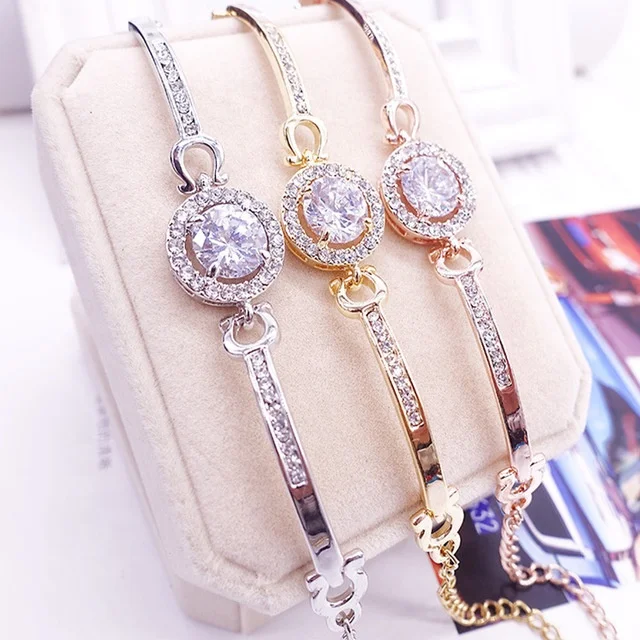 LDJX-B160 Korean Fashion Creative Jewelry Bracelet Ladies Zircon Bracelet Crystal Accessories, 3 colors
LDJX-B160 Korean Fashion Creative Jewelry Bracelet Ladies Zircon Bracelet Crystal Accessories, 3 colors