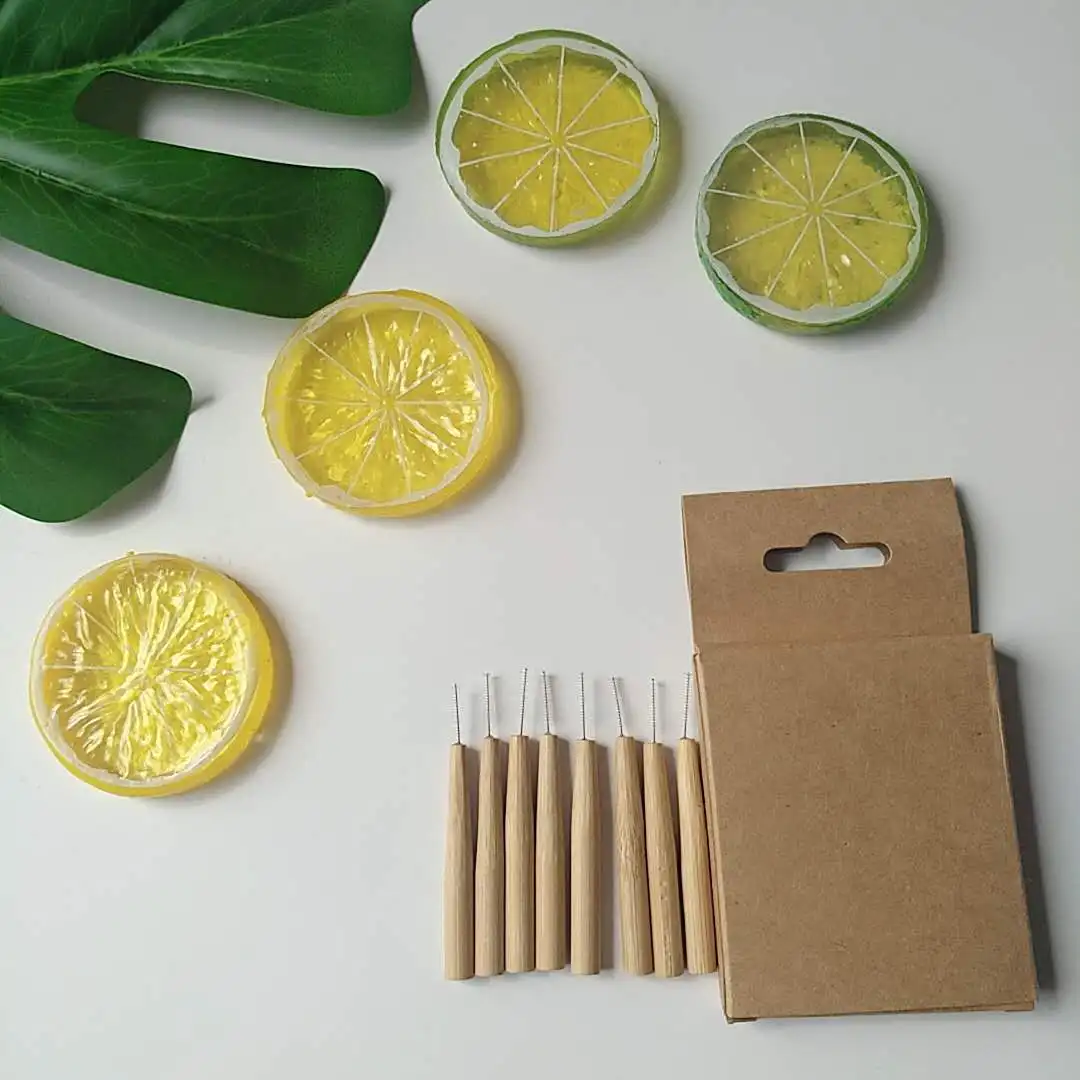 Premium Organic Bamboo Interdental Brushes Bamboo Handle Eco Friendly 8 Pack, Customized
Premium Organic Bamboo Interdental Brushes Bamboo Handle Eco Friendly 8 Pack, Customized