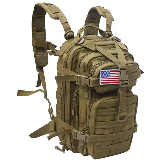 BSCI factory direct sale custom unisex hunting trekking running military tactical backpack, Black or customize
BSCI factory direct sale custom unisex hunting trekking running military tactical backpack, Black or customize
