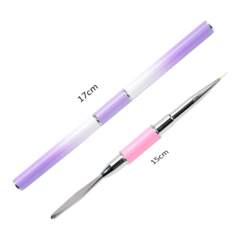 Dual-purpose Gradient Metal Nylon Head Metal Handle Nail Point Drill Pen Drawing Pen, Pictures showed
Dual-purpose Gradient Metal Nylon Head Metal Handle Nail Point Drill Pen Drawing Pen, Pictures showed