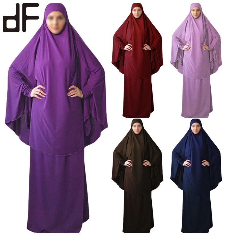 islamic clothing dubai abaya muslim women dress sets loose hooded top and skirt arab robe solid color telekung prayer clothes, 11 colors
islamic clothing dubai abaya muslim women dress sets loose hooded top and skirt arab robe solid color telekung prayer clothes, 11 colors
