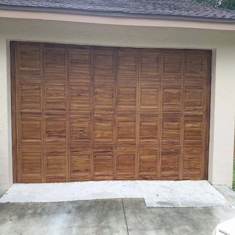 8 X7 Solid Wood Panels Sectional Garage Door For Sale Buy Solid