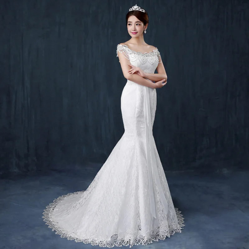S0269A 2021 High quality new fashion cheap long length bridal gowns wedding dress, White
S0269A 2021 High quality new fashion cheap long length bridal gowns wedding dress, White