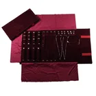 hot selling velvet foldable jewelry organizer large bag pouch