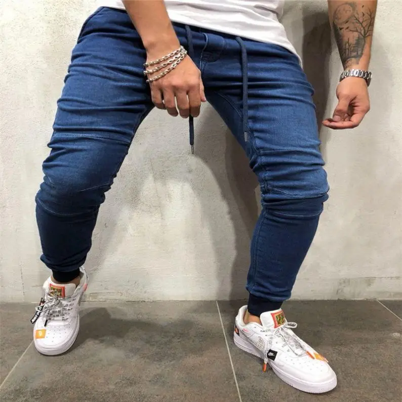 Wholesale Men's Cool Casual Hole Pencil Pants Retro Straight Arrivals Simple Design Jeans, Customized color
Wholesale Men's Cool Casual Hole Pencil Pants Retro Straight Arrivals Simple Design Jeans, Customized color