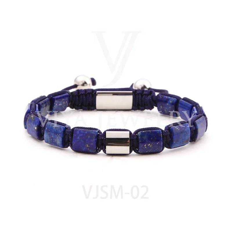 2020 Latest Trendy Premium Quality Handmade Square Natural Onyx stone bead bracelet Men custom Logo Square Beads Bracelet
2020 Latest Trendy Premium Quality Handmade Square Natural Onyx stone bead bracelet Men custom Logo Square Beads Bracelet