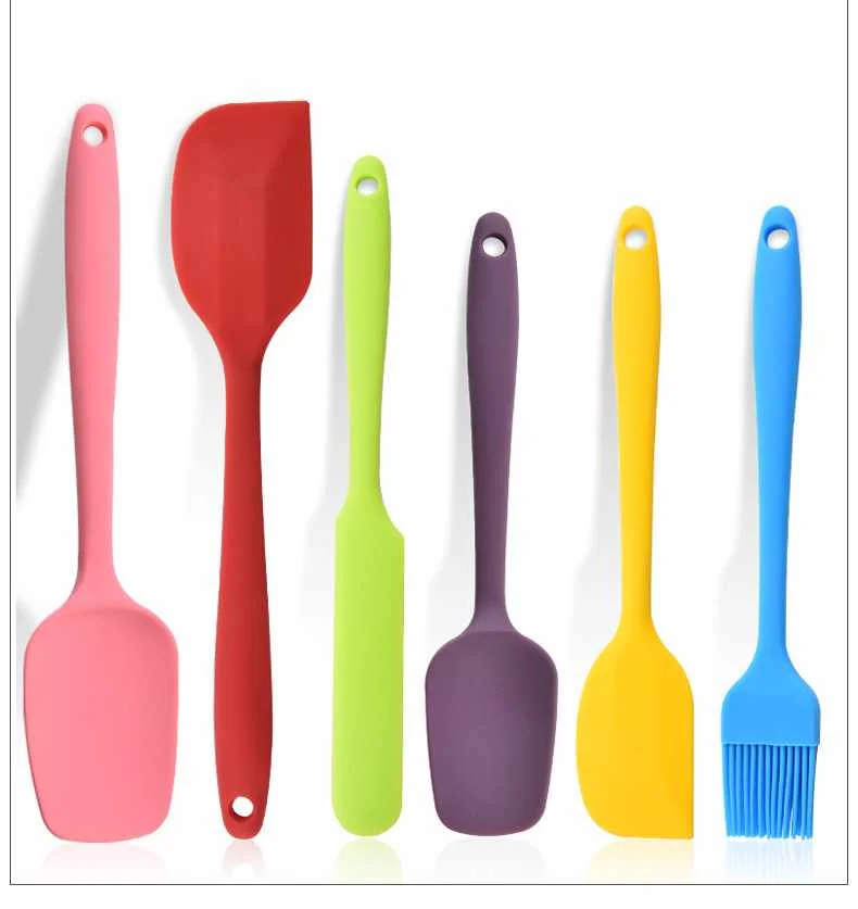 6 Piece Silicone Spatula Set Non-Stick Kitchen Utensils Supplies Spatulas Turner for Cooking Baking multicolor Baking Tools
6 Piece Silicone Spatula Set Non-Stick Kitchen Utensils Supplies Spatulas Turner for Cooking Baking multicolor Baking Tools