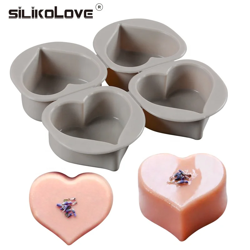 4 Cavity 3D Silicone Soap Mold Heart Shape Handmade For Soap Making, As picture or as your request
4 Cavity 3D Silicone Soap Mold Heart Shape Handmade For Soap Making, As picture or as your request