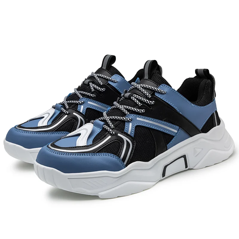 Men color matching fashion casual running shoes autumn 2021 antiskid sports shoes men's lace up high white man walking shoes, Black blue white green white orange 
Men color matching fashion casual running shoes autumn 2021 antiskid sports shoes men's lace up high white man walking shoes, Black blue white green white orange