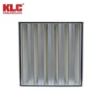 HVAC System H13 HEPA Air Filter Clean Room V-bank HEPA H14 Filter