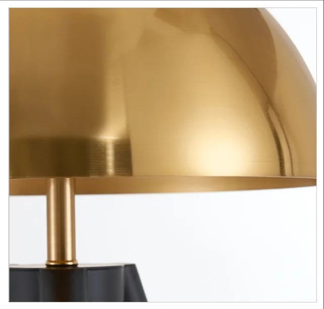 modern industrial decorative desk lamp living room round E27 LED metal tripod table lamp