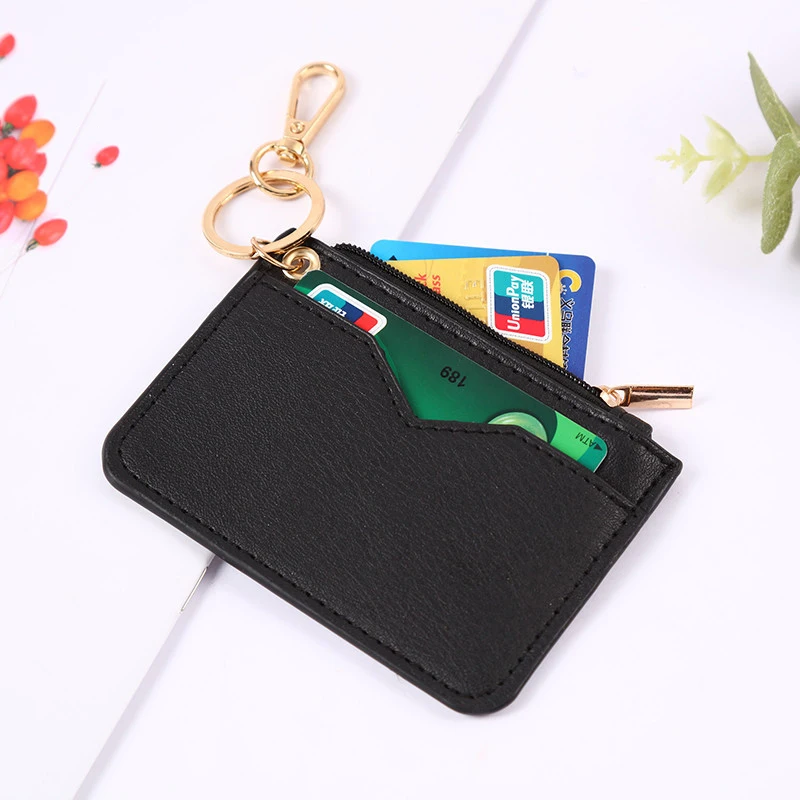 Hot Trendy Small Fresh Simple Fashion Short Zipper Card Slot Coin Card Holder Wallet Coin Purse For Women With Key Ring, Black
Hot Trendy Small Fresh Simple Fashion Short Zipper Card Slot Coin Card Holder Wallet Coin Purse For Women With Key Ring, Black