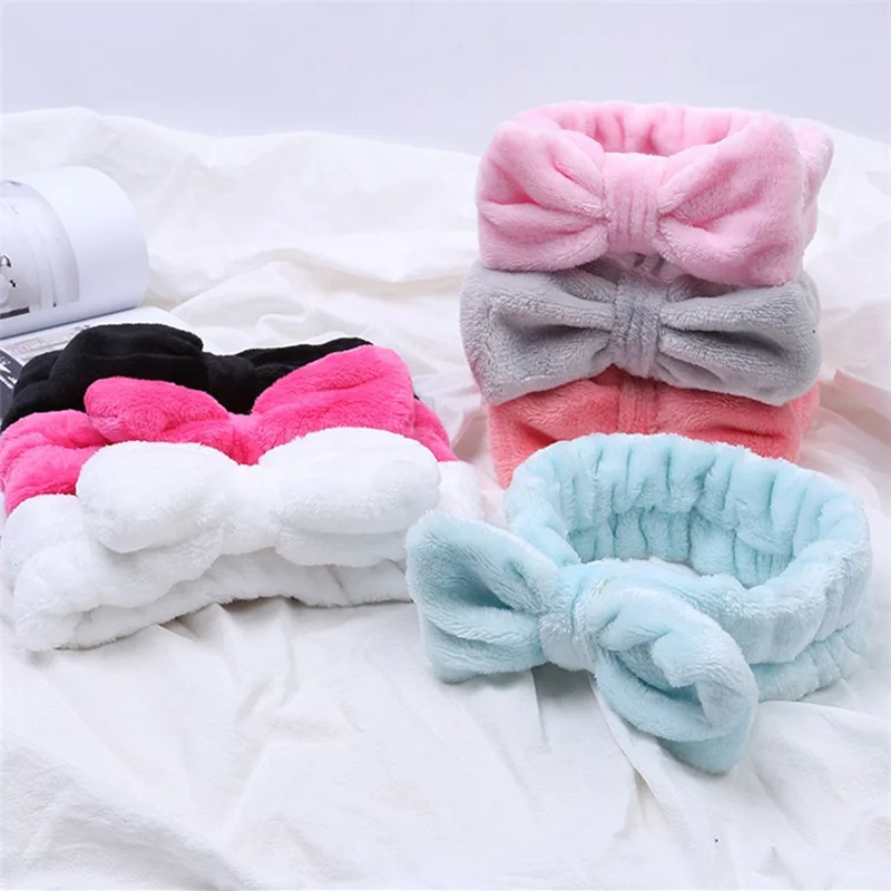 Flannel Cosmetic Headbands Soft Bowknot Elastic Hair Band Hairlace for Washing Face Shower Spa Makeup Tools
Flannel Cosmetic Headbands Soft Bowknot Elastic Hair Band Hairlace for Washing Face Shower Spa Makeup Tools