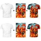3D Big Hand Print Short Sleeve T-shirt Tee Summer Fashion Top Personal comfortable men's street fashion clothing