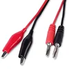 compliant 3mm banana plug to alligator clip test lead cables