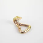 China customized metal double J shape stainless steel wire j hook