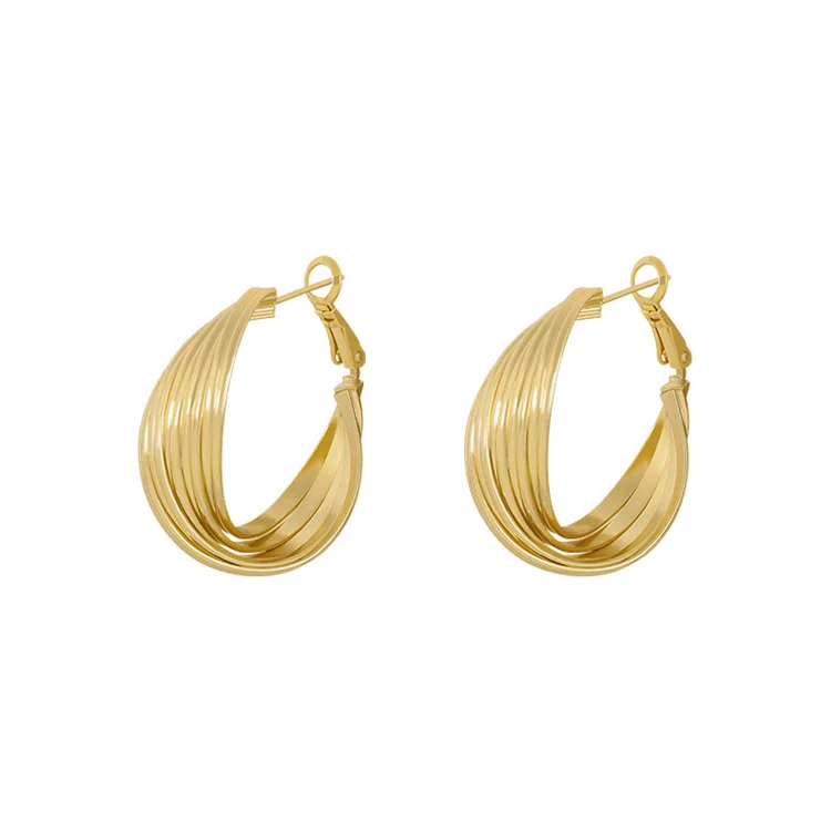 Top Selling Copper Wire 925 Sterling Silver Needle Woman Earrings Jewelry Large 18k Gold Plated Hoop Earring
Top Selling Copper Wire 925 Sterling Silver Needle Woman Earrings Jewelry Large 18k Gold Plated Hoop Earring