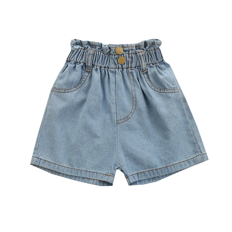 New summer kids girls denim shorts elastic high waist jeans shorts for Kids girls
New summer kids girls denim shorts elastic high waist jeans shorts for Kids girls