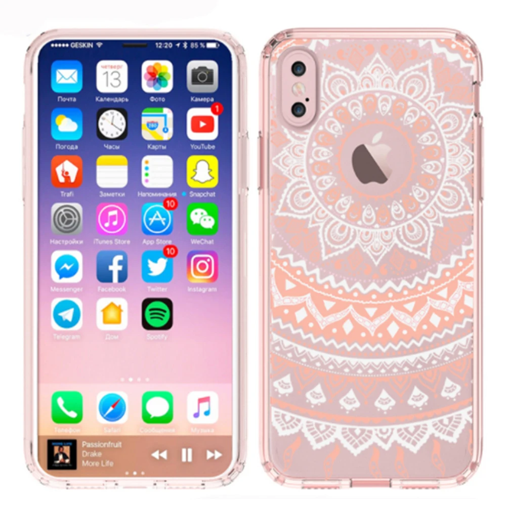 Acrylic hard PC Mandala Floral Lace Clear Printed Plus Soft TPU Bumper Cover case for iPhone 11pro max
Acrylic hard PC Mandala Floral Lace Clear Printed Plus Soft TPU Bumper Cover case for iPhone 11pro max