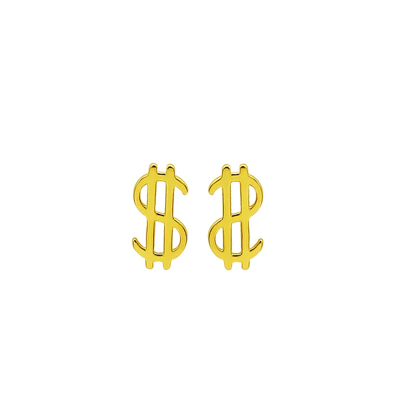 Fashion Real 925 Sterling Silver US Dollar Coins $ Shape Stud Earrings Women Jewelry
Fashion Real 925 Sterling Silver US Dollar Coins $ Shape Stud Earrings Women Jewelry
