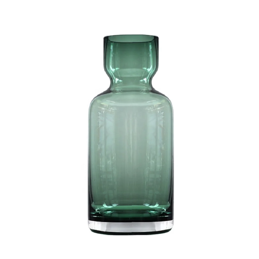 European style transparent glass vase, desktop simple flower arrangement, flower arrangement, Gray/blue/green
European style transparent glass vase, desktop simple flower arrangement, flower arrangement, Gray/blue/green