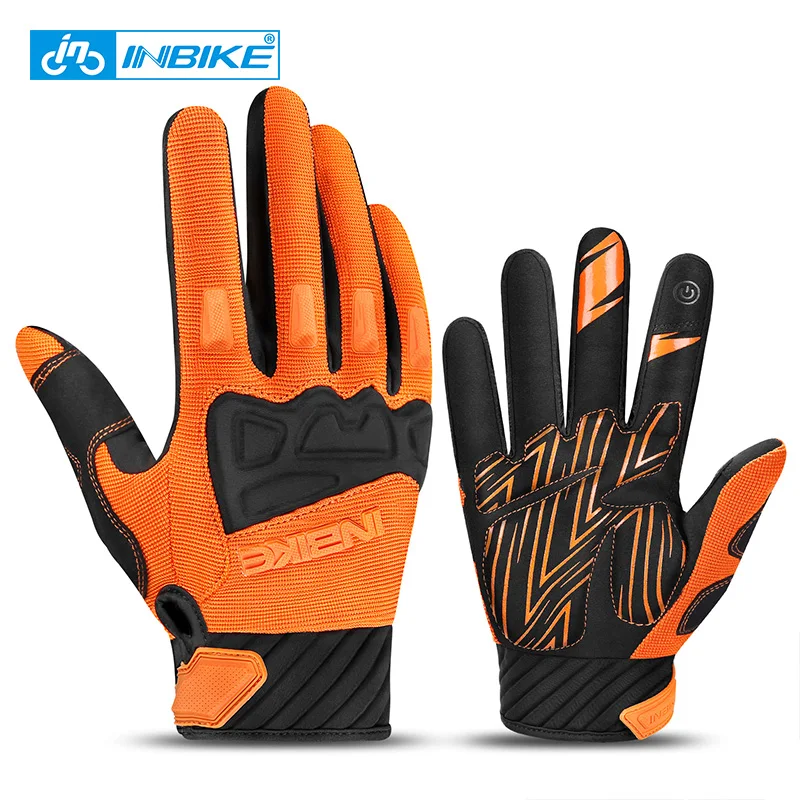 INBIKE Sport Gym Men Fabric Gloves Touch Screen Full Finger Mountain Bike Bicycle Cycling Gloves MC010, Orange/yellow-green/grey/white/black
INBIKE Sport Gym Men Fabric Gloves Touch Screen Full Finger Mountain Bike Bicycle Cycling Gloves MC010, Orange/yellow-green/grey/white/black