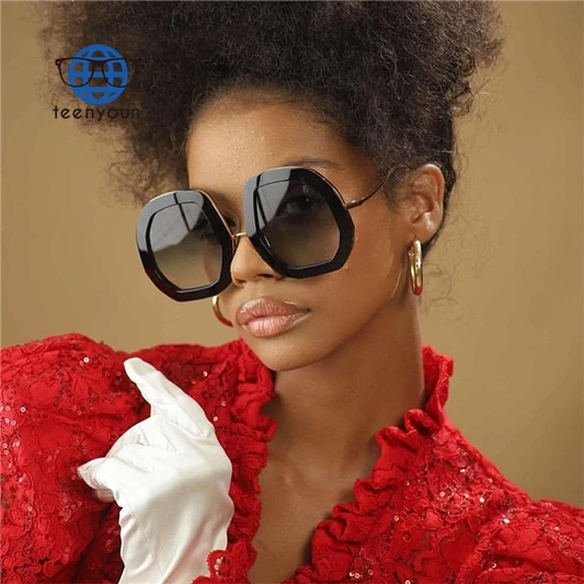 Teenyoun Luxury Brand Designer Big Frame Sunglasses 2023 New Retro Oversized Metal Polygonal
Teenyoun Luxury Brand Designer Big Frame Sunglasses 2023 New Retro Oversized Metal Polygonal