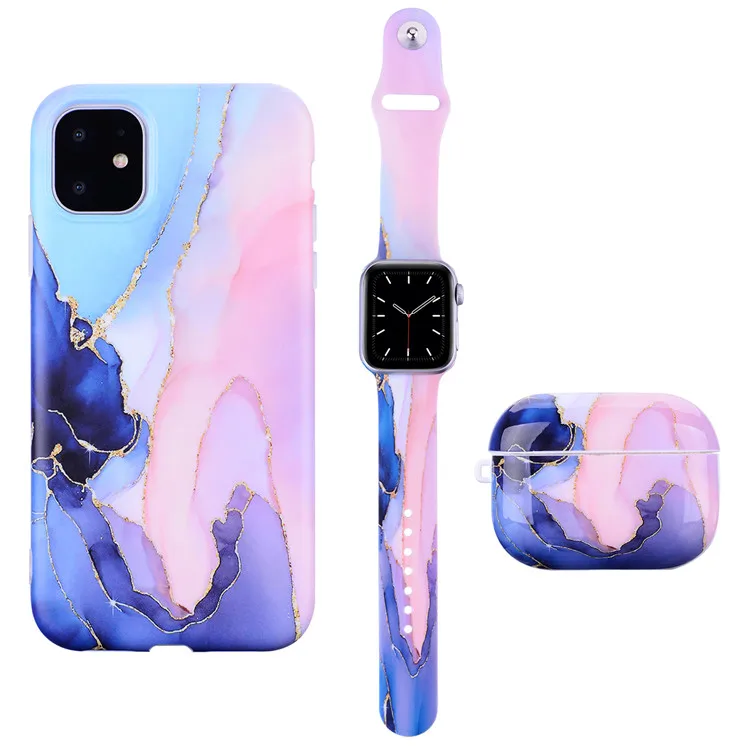 new 3 in 1 set phone case for iphone 12 iphone 11 glitter silicone marble phone case iwatch band for airpods case set bundle
new 3 in 1 set phone case for iphone 12 iphone 11 glitter silicone marble phone case iwatch band for airpods case set bundle