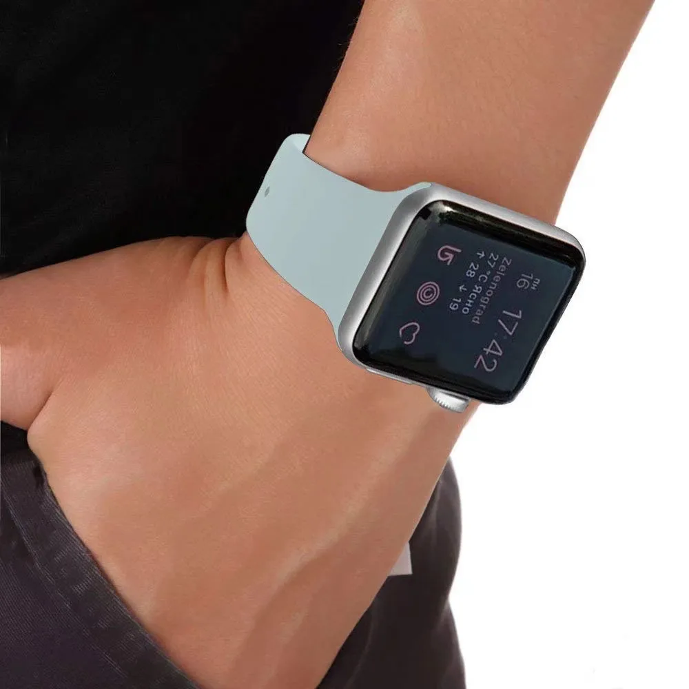 Band For Apple Watch Series 3 2 1 38MM 42MM Soft Silicone Breathable Replacement Strap Sport Loop for iwatch series 4 40MM 44MM
Band For Apple Watch Series 3 2 1 38MM 42MM Soft Silicone Breathable Replacement Strap Sport Loop for iwatch series 4 40MM 44MM