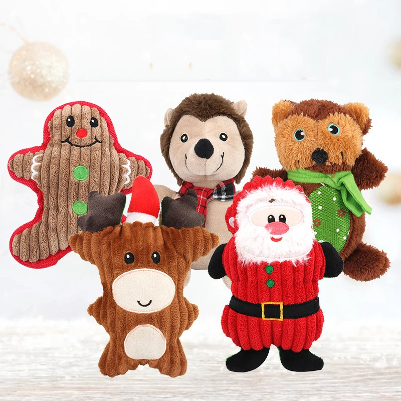 Manufacturer wholesale bear snowman santa claus squeaky pet dog christmas plush toys, Red or as picture 
Manufacturer wholesale bear snowman santa claus squeaky pet dog christmas plush toys, Red or as picture