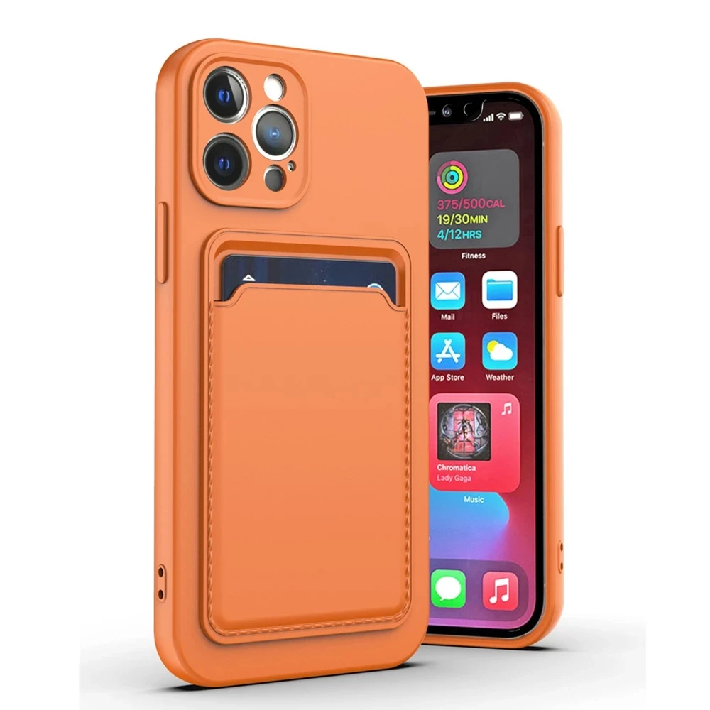 Luxury Soft Silicone Card Holder Case For iPhone 13 11 12 Pro Max XS SE Mini XR 6 8 7 Plus Solid Color Credit Slot Wallet Cover
Luxury Soft Silicone Card Holder Case For iPhone 13 11 12 Pro Max XS SE Mini XR 6 8 7 Plus Solid Color Credit Slot Wallet Cover