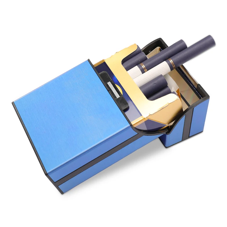 Wholesale Custom 20 Pcs Capacity Brushed Aluminium Metal Cigarette Holder Case with Solid Magnetic Flip Top Closure, Customized color
Wholesale Custom 20 Pcs Capacity Brushed Aluminium Metal Cigarette Holder Case with Solid Magnetic Flip Top Closure, Customized color