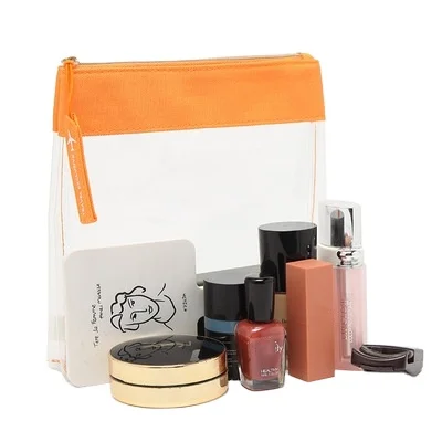 Hot sales custom logo transparent PVC waterproof fashionable cosmetic bag with zipper, White, black,pink upon your request
Hot sales custom logo transparent PVC waterproof fashionable cosmetic bag with zipper, White, black,pink upon your request