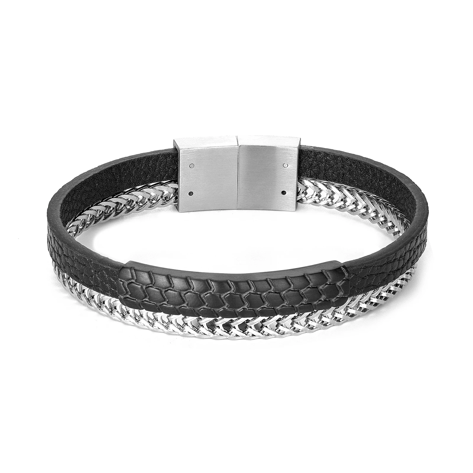 2021 New Arrival Jewelry Black Plated Stainless Steel Chain Rope Bracelet Leather For Male, Silver, black, gold
2021 New Arrival Jewelry Black Plated Stainless Steel Chain Rope Bracelet Leather For Male, Silver, black, gold