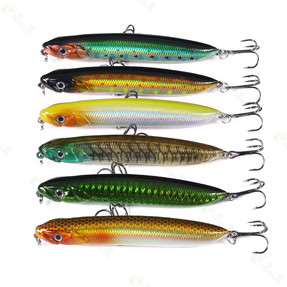 stick bait hard sinking lure pencil cheap fishing 9.5cm 18g, 6 colors
stick bait hard sinking lure pencil cheap fishing 9.5cm 18g, 6 colors