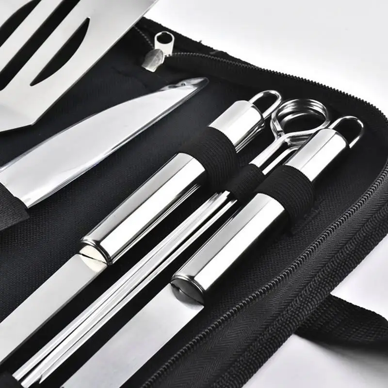 Home use bbq tool set stainless steel HOPxy Factory price bbq grill tool set, Silver
Home use bbq tool set stainless steel HOPxy Factory price bbq grill tool set, Silver