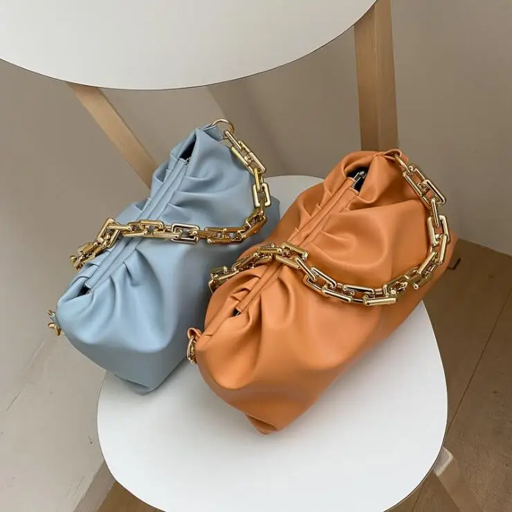 2021 New style women fashion handbags lady shoulder bag with gold chain bag, 7 color 
2021 New style women fashion handbags lady shoulder bag with gold chain bag, 7 color