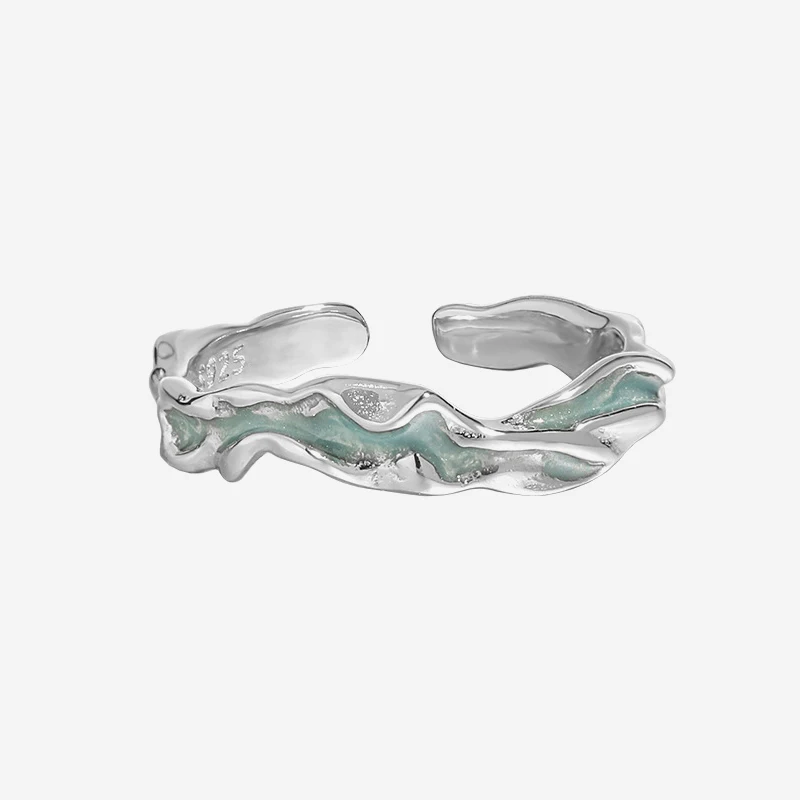VIANRLA 925 Sterling Silver Blue Gradient Wave Shape Ring Summer Feel Fine Women Jewelry Gift Customizable Drop Shipping
VIANRLA 925 Sterling Silver Blue Gradient Wave Shape Ring Summer Feel Fine Women Jewelry Gift Customizable Drop Shipping