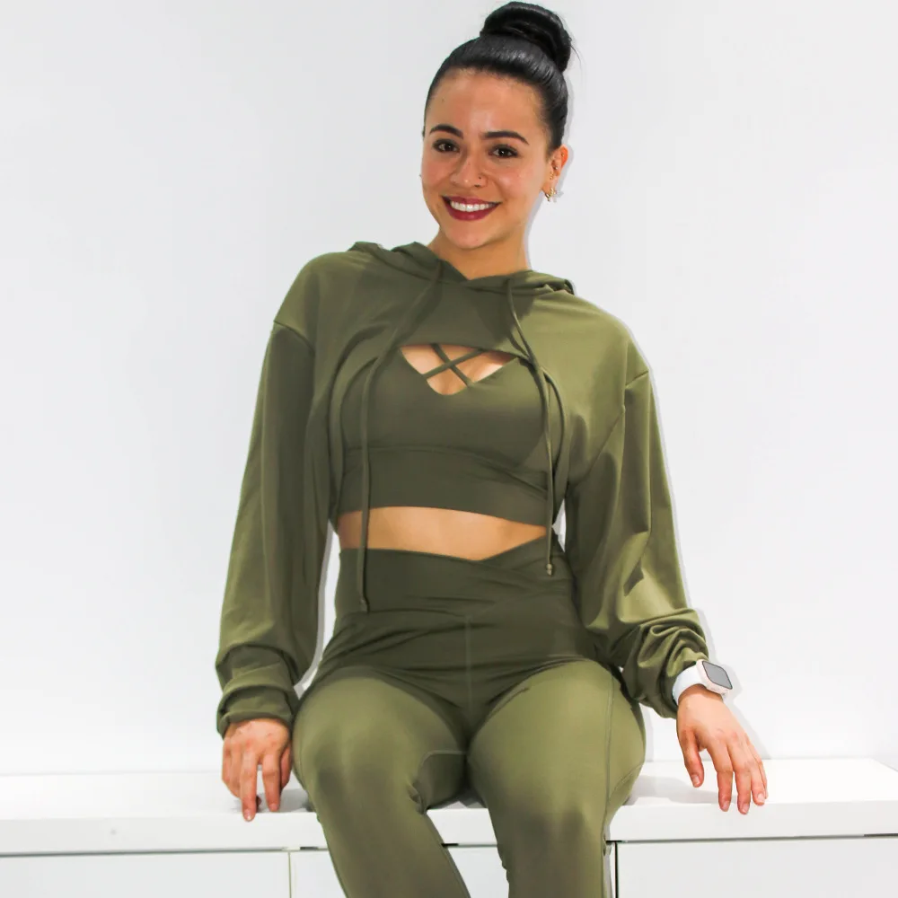 Women 2 Piece Yoga Suit Fitness Workout Set Solid Gym Clothing Sport Long Sleeve Crop Top Leggings Plus Size Running Tracksuit
Women 2 Piece Yoga Suit Fitness Workout Set Solid Gym Clothing Sport Long Sleeve Crop Top Leggings Plus Size Running Tracksuit