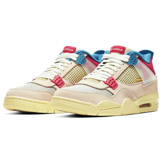 Unionx Air 4 Guava Ice Men Women Sneakers Fashion Casual Sports Shoes Basketball Shoes with Box, Yellow
Unionx Air 4 Guava Ice Men Women Sneakers Fashion Casual Sports Shoes Basketball Shoes with Box, Yellow
