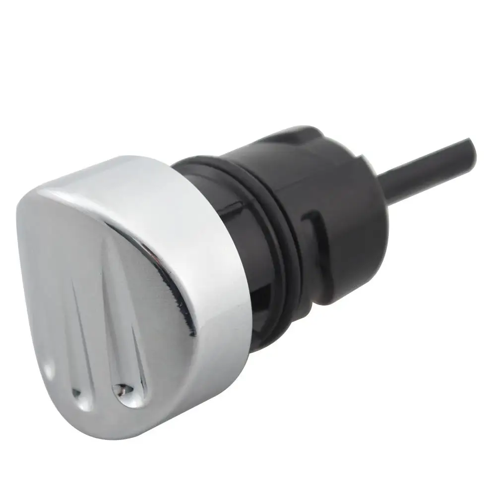 Black Chrome Oil Dip Stick Filler Plug Fit For Harley 04-20 Sportster XL 883 1200 48 72 Parts