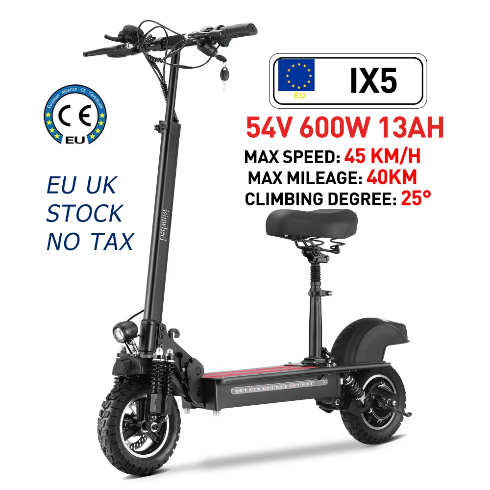Eu warehouse hot DDP E5 IX5 electric skateboard Motorcycles scooters 10 inch 15ah battery 600w electric scooter
Eu warehouse hot DDP E5 IX5 electric skateboard Motorcycles scooters 10 inch 15ah battery 600w electric scooter