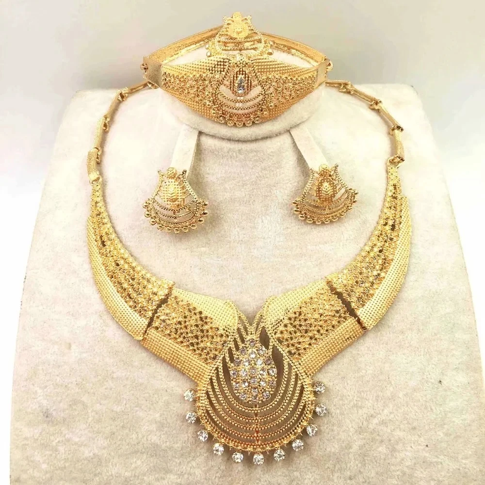 fashionable brazilian gold jewelry, 24k gold plated bridal beads african jewelry set, gold jewellery dubai
fashionable brazilian gold jewelry, 24k gold plated bridal beads african jewelry set, gold jewellery dubai