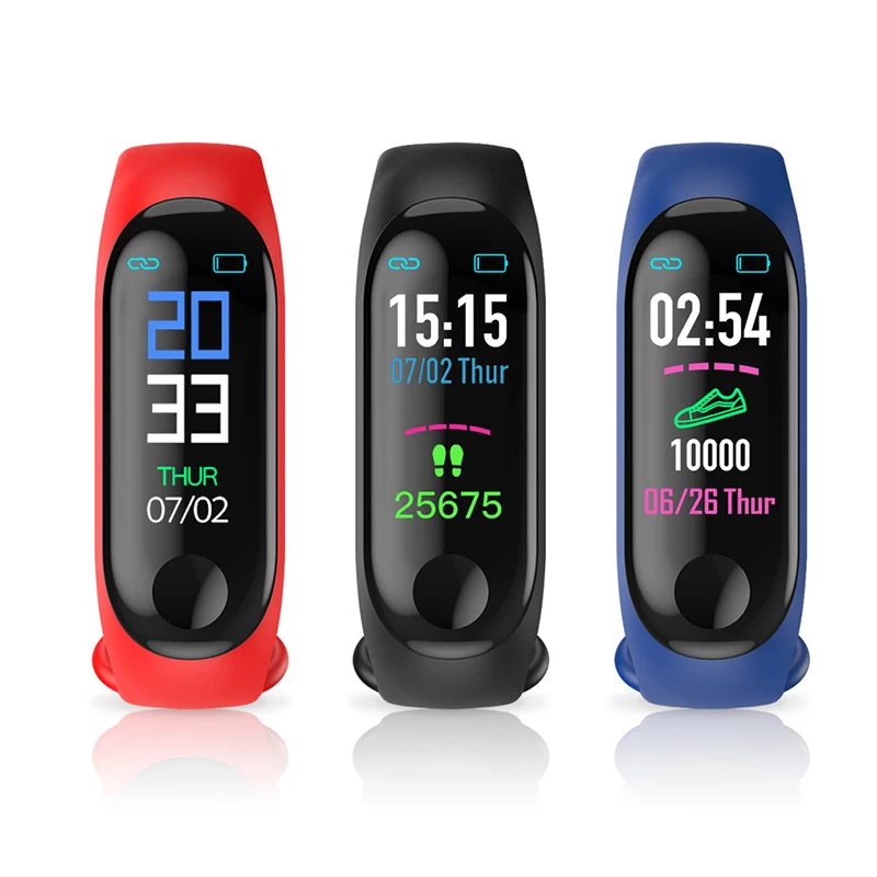 Hot sale sport M3 Smart watch bracelet BT 4.0 sports Health Bracelet for Android IOS Phone, Black,blue,red
Hot sale sport M3 Smart watch bracelet BT 4.0 sports Health Bracelet for Android IOS Phone, Black,blue,red