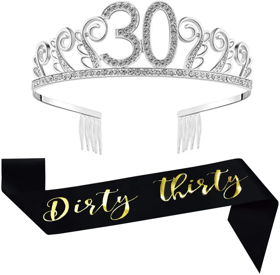 birthday sash and tiara girls rose gold birthday
