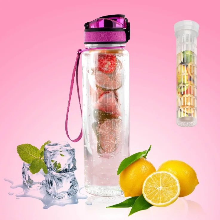 Wholesale Bpa Free Plastic Portable BPA Free Plastic Outdoor Tea Fruit Infuser Water Bottle, Customized color
Wholesale Bpa Free Plastic Portable BPA Free Plastic Outdoor Tea Fruit Infuser Water Bottle, Customized color