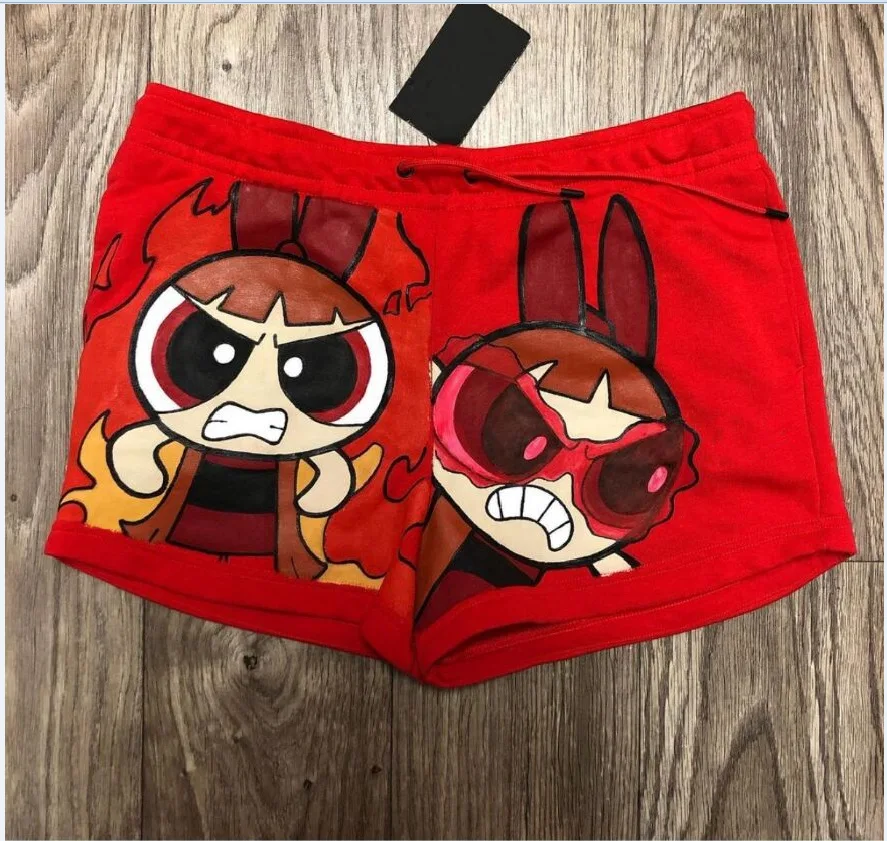 2021 summer cotton custom graphic shorts running designer cartoon character print shorts pants for men
2021 summer cotton custom graphic shorts running designer cartoon character print shorts pants for men