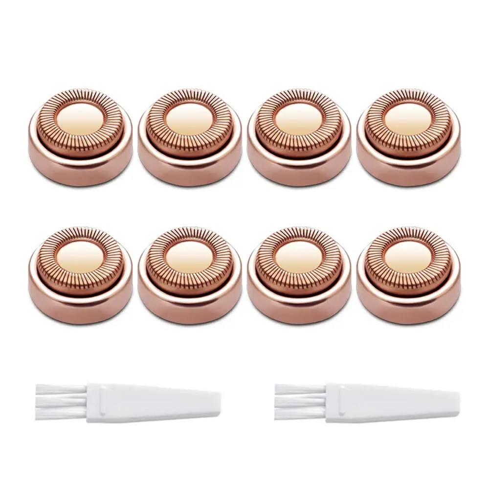 Facial Hair Remover Replacement Head for Good Finishing and Well Touch 18K Rose Gold Plated Blades 8 Count First Generation
Facial Hair Remover Replacement Head for Good Finishing and Well Touch 18K Rose Gold Plated Blades 8 Count First Generation