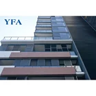 Logo Customized Porch Aluminum Balcony Glass Balustrade